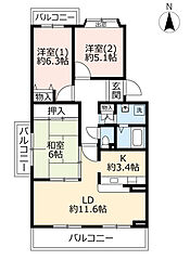 物件の間取り