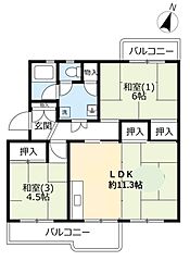 物件の間取り