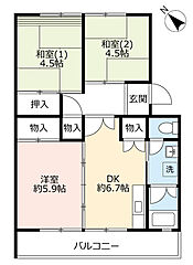物件の間取り
