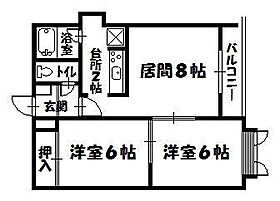 セレブ曙 202 ｜ 北海道旭川市曙一条6丁目（賃貸マンション2LDK・2階・47.49㎡） その2