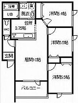 カーサコート 202 ｜ 北海道旭川市忠和一条4丁目（賃貸アパート3LDK・2階・67.63㎡） その2