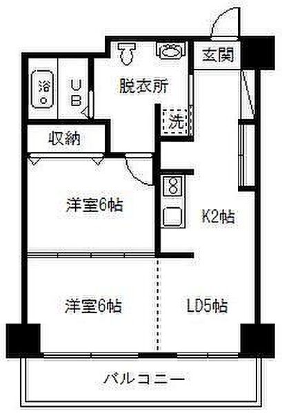 シャンノール平和通 705｜北海道旭川市五条通7丁目(賃貸マンション2DK・7階・49.40㎡)の写真 その2