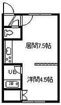 117ハイツ 103 ｜ 北海道旭川市一条通17丁目（賃貸アパート1DK・1階・25.16㎡） その2