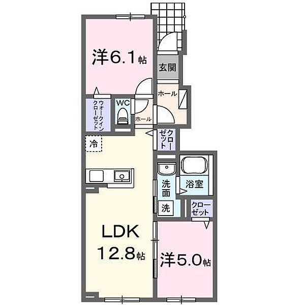 モンターニャII 104｜北海道滝川市扇町1丁目(賃貸アパート2LDK・1階・55.41㎡)の写真 その2