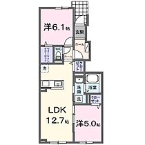 モンターニャI 103 ｜ 北海道滝川市扇町1丁目（賃貸アパート2LDK・1階・55.37㎡） その2