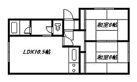 ドエルたけや 102 ｜ 北海道旭川市十条通21丁目（賃貸アパート2LDK・1階・48.60㎡） その2