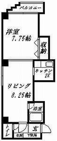 ラメール旭川 805｜北海道旭川市六条西1丁目(賃貸マンション1DK・8階・35.23㎡)の写真 その2