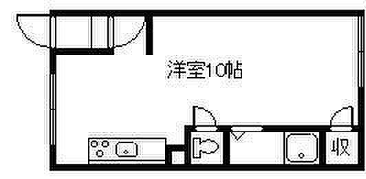 オリス緑町ハイツ2 202｜北海道滝川市緑町4丁目(賃貸アパート1R・2階・22.68㎡)の写真 その2