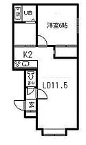ルミネンス・ユーIII 102 ｜ 北海道旭川市六条通22丁目（賃貸アパート1LDK・1階・43.61㎡） その2