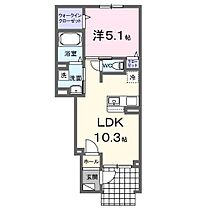 ブリッサ砂川Y 103 ｜ 北海道砂川市吉野三条南5丁目（賃貸アパート1LDK・1階・36.75㎡） その2