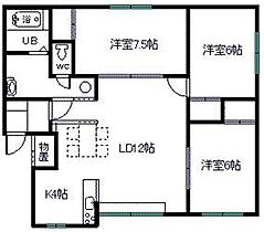 アルト13 105 ｜ 北海道旭川市東七条8丁目（賃貸アパート3LDK・1階・76.95㎡） その2