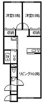 ルラーシェ大町A 202 ｜ 北海道留萌市大町3丁目（賃貸アパート2LDK・2階・57.10㎡） その2