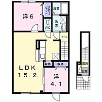 ミニョン・アンジュ 201 ｜ 北海道滝川市東町7丁目（賃貸アパート2LDK・2階・58.45㎡） その2