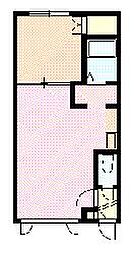 グラナダ76 1LDKの間取図画像