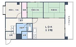 7条ビル7条レジデンス 3LDKの間取図画像