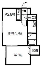 間取図画像 1LDK