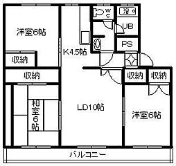 間取図画像 3LDK