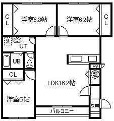 物件の間取り