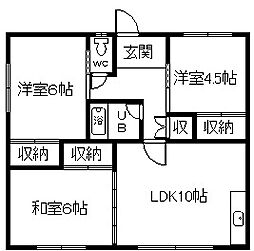間取図画像 3LDK
