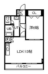 間取図画像 1LDK