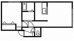 ポラリス 1LDKの間取図画像