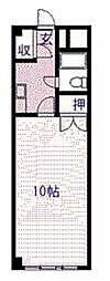 東ハイツ8・8 1LDKの間取図画像