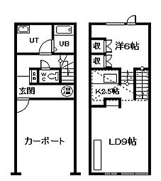 S.M.S 1LDKの間取図画像