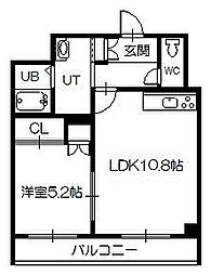エンドレス26 1LDKの間取図画像