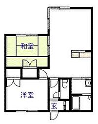 プラスA 2LDKの間取図画像