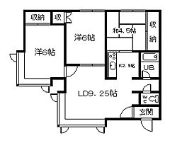 物件の間取り