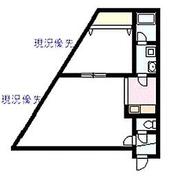 さくらハイツ 1LDKの間取図画像