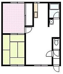 フローレンス132 2LDKの間取図画像