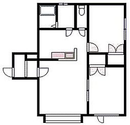 VIRAGE 2LDKの間取図画像