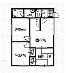 ベイシス神楽 3LDKの間取図画像