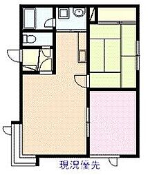 ピュアドリーム 2LDKの間取図画像