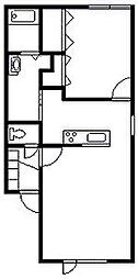ブリーズ 1LDKの間取図画像
