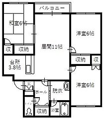物件の間取り