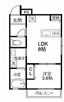 La maison du bonheur II 303 ｜ 兵庫県高砂市米田町米田78-35（賃貸アパート1LDK・3階・28.98㎡） その2