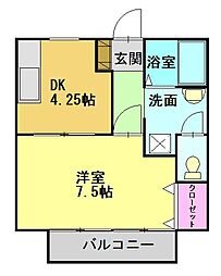 パストラル中筋B 1階/101