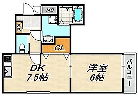 Lapis  ｜ 兵庫県神戸市須磨区板宿町１丁目（賃貸アパート1DK・2階・33.40㎡） その2