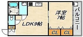 ときわ萩乃ハイツ  ｜ 兵庫県神戸市長田区萩乃町３丁目（賃貸アパート1LDK・1階・36.45㎡） その2