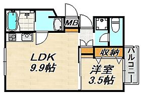 パロス須磨浦通  ｜ 兵庫県神戸市須磨区須磨浦通５丁目（賃貸アパート1LDK・2階・34.51㎡） その2