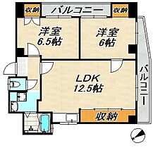 天神プラザ  ｜ 兵庫県神戸市長田区長田天神町１丁目（賃貸マンション2LDK・4階・61.00㎡） その2