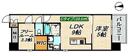 SDGlanzAkashiSunsetView 1SLDKの間取図画像