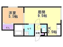 間取図画像 1LDK