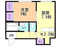 間取図画像 1LDK