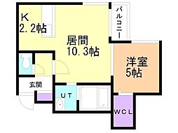 間取図画像 1LDK
