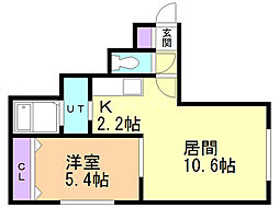 間取図画像 1LDK