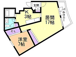 間取図画像 1LDK