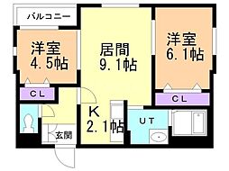 札幌市営南北線 北24条駅 徒歩9分 2階/-